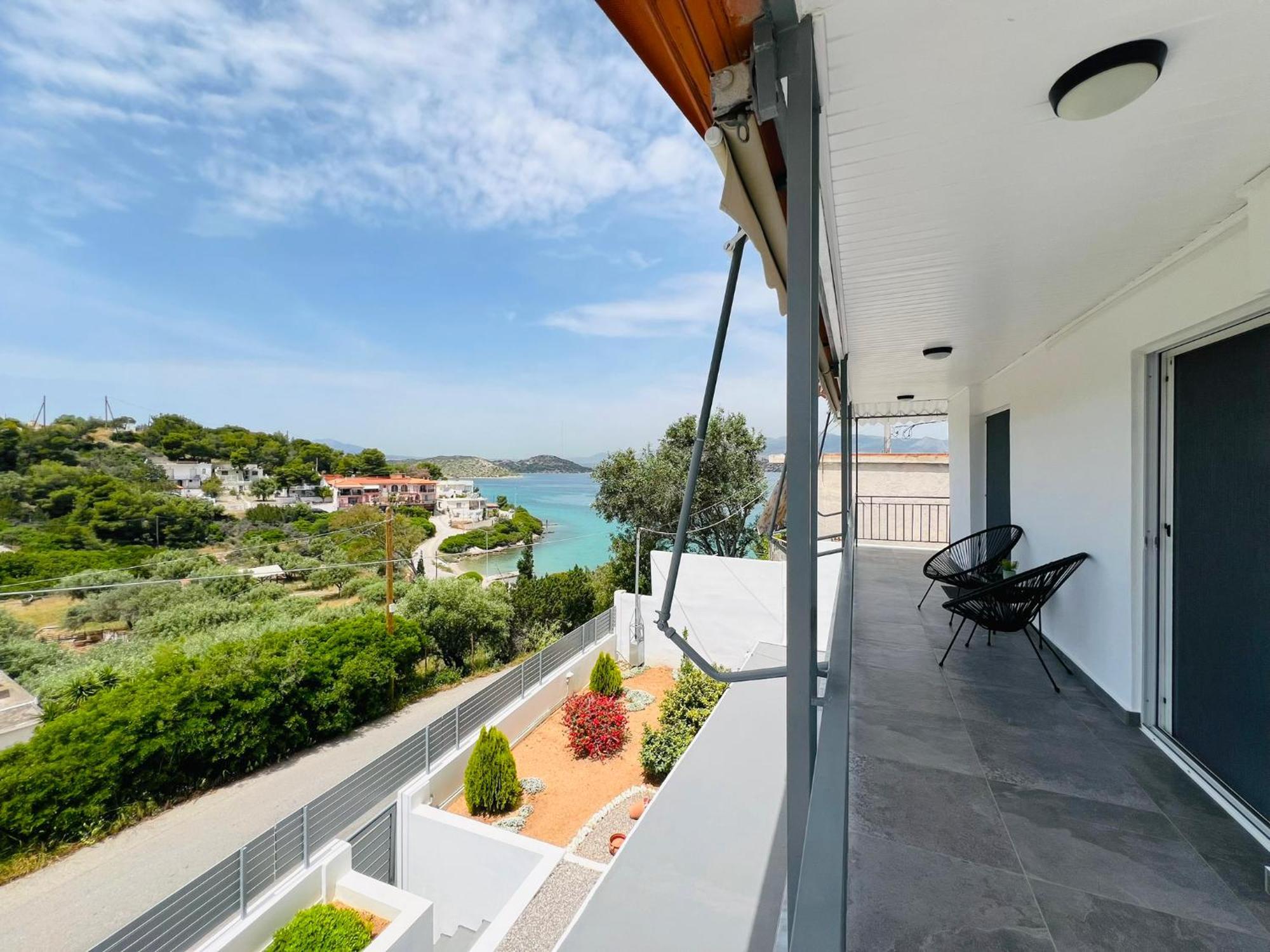 Oceanus Summer House Salamina Exterior foto